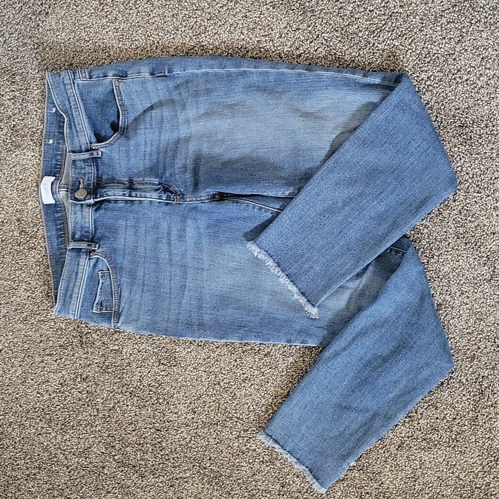 LOFT skinny ankle jeans